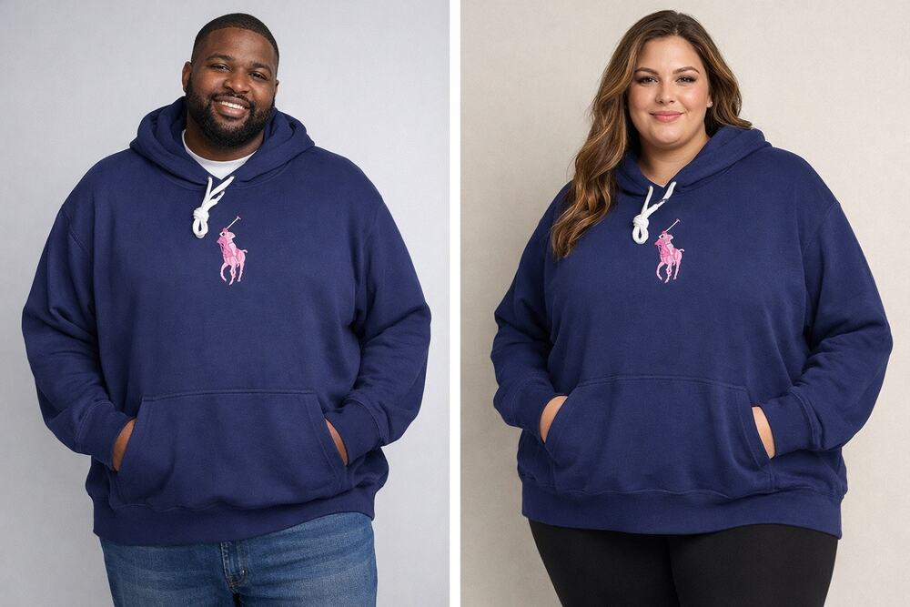 Polo Ralph Lauren Pink Pony Oversize Hoodie Sweater Unisex 4XL 4x New
